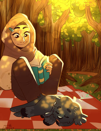 "Abeera and Caleb (Art Fight 2023)"