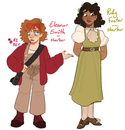 Webcomic (WIP) Protagonist Designs