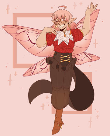 @onerudegentlemen - flat color full body